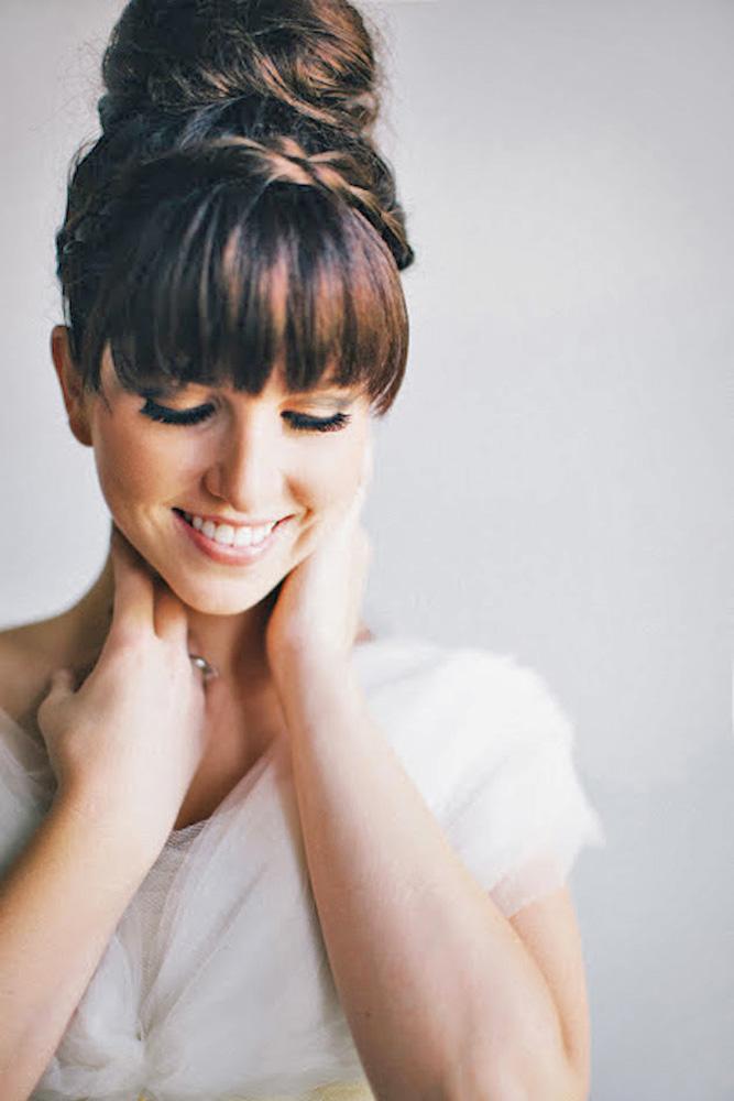 24 Chic Wedding Hairstyles With Bangs | Page 5 of 5 | Wedding Forward