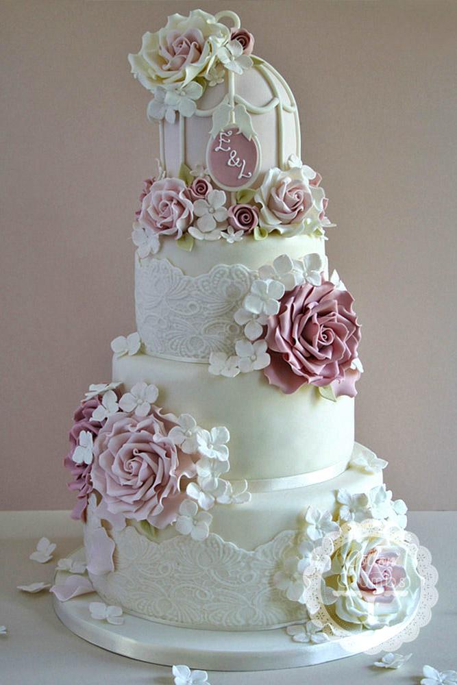 fondant flower wedding cakes cotton and crumbs
