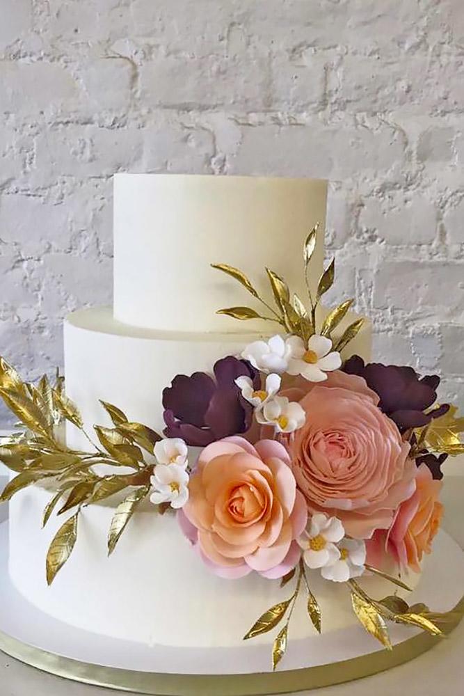 fondant flower wedding cakes nine cakes