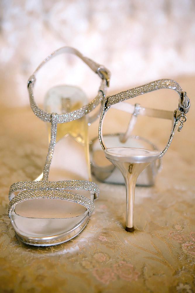 silver t bar wedding shoes