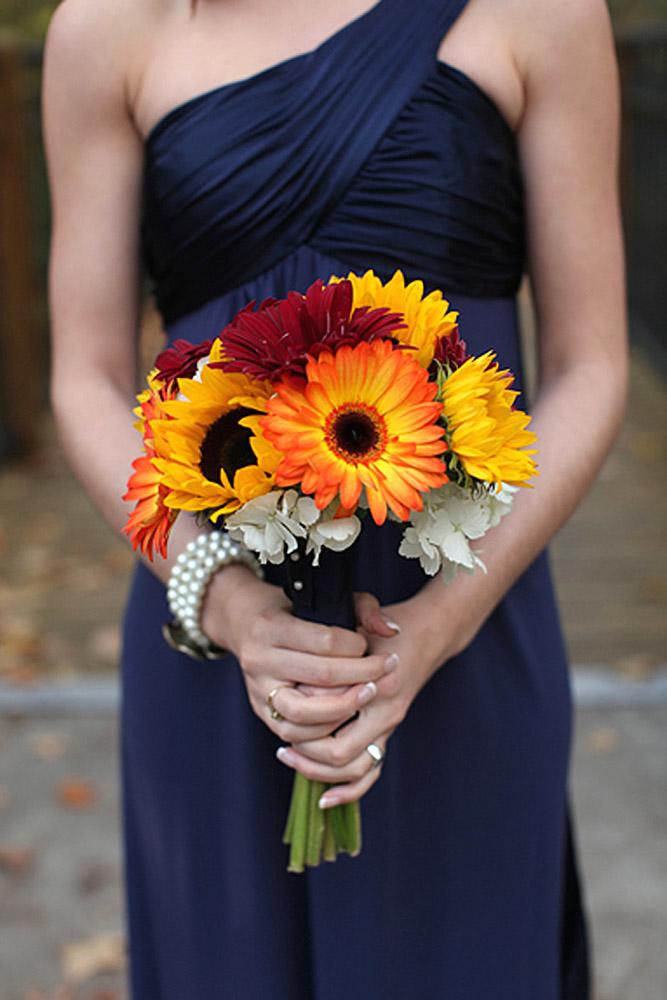 sunflower bridal bouquets 1