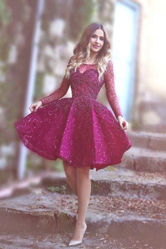 pink dress for engagement