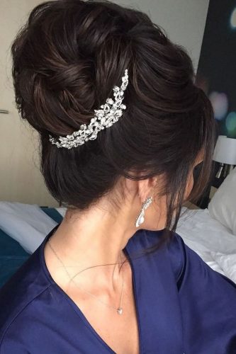 30 awesome wedding bun hairstyles  wedding forward