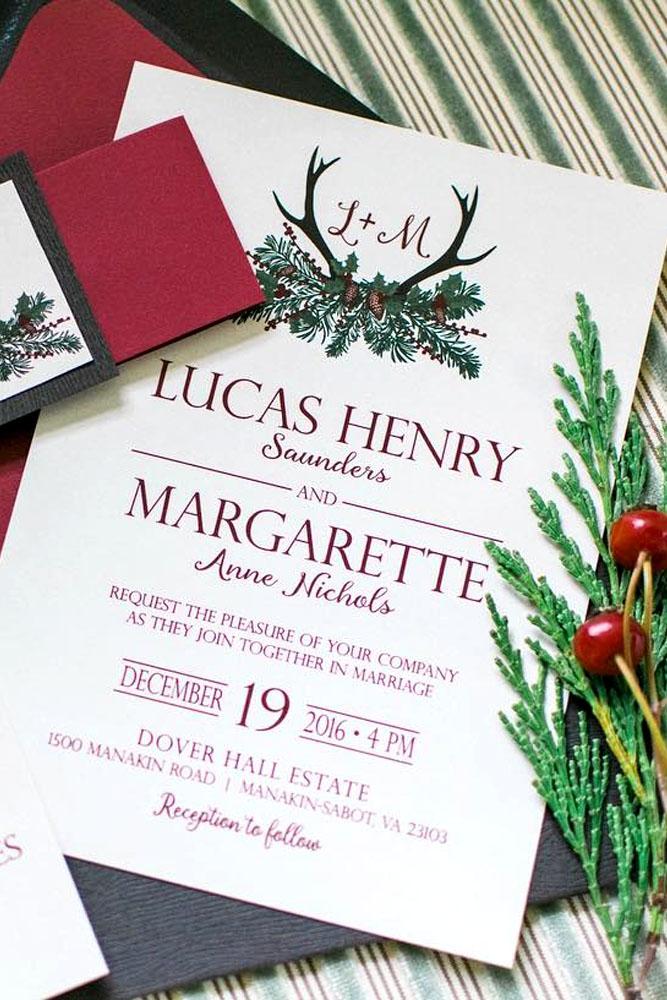 Winter Wedding Invitations Ideas For Any Wedding Theme