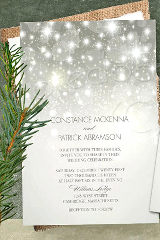 Winter Wedding Invitations Ideas For Any Wedding Theme