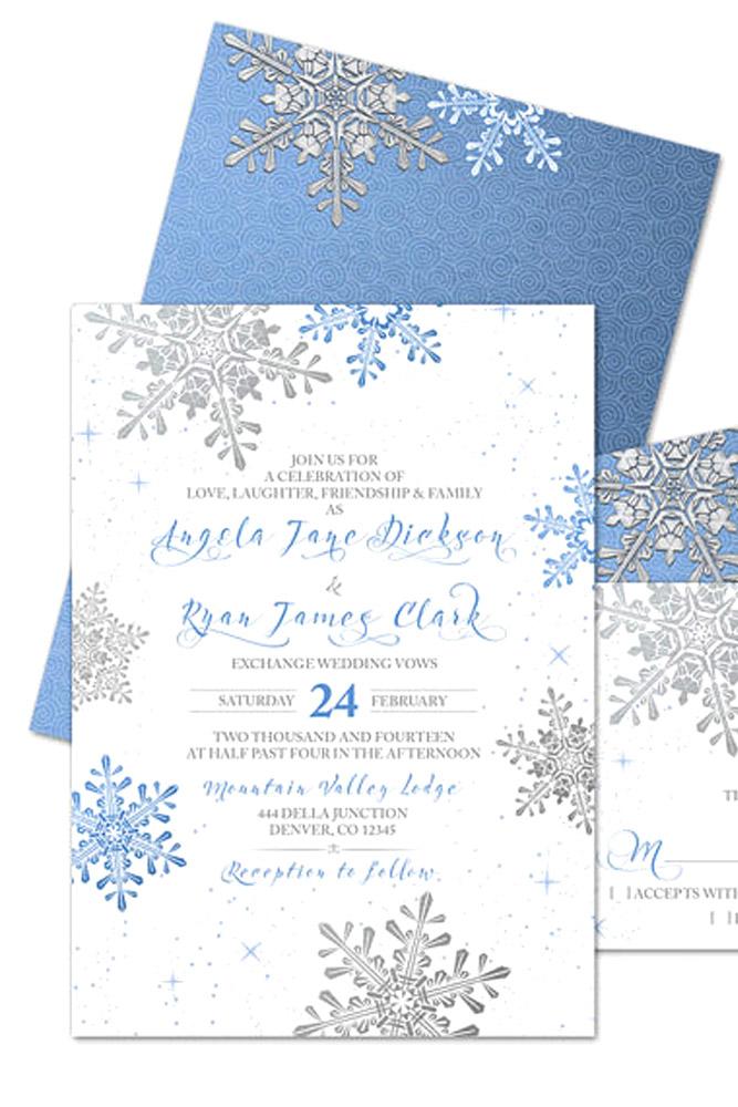 Winter Wedding Invitations Ideas For Any Wedding Theme