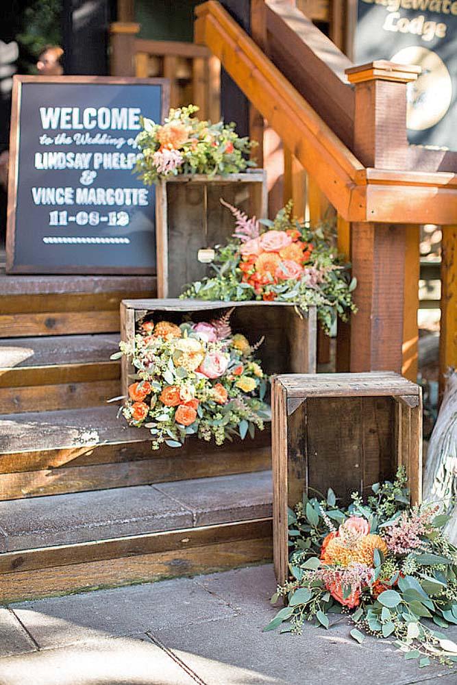36 Rustic Wooden Crates Wedding Ideas Wedding Forward