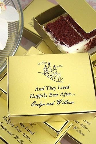 cute wedding ideas wedding cake to go boxes