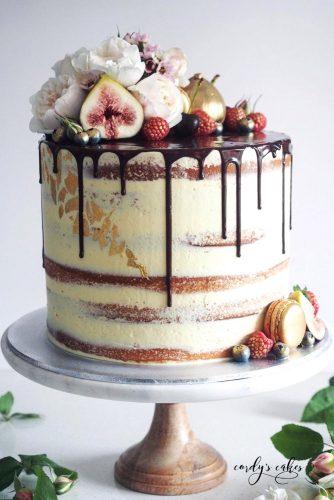 boho rustic style wedding cakes 3