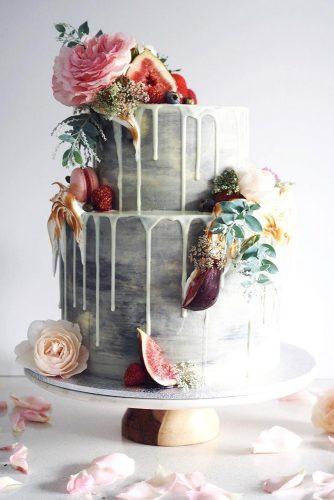 boho rustic style wedding cakes 2