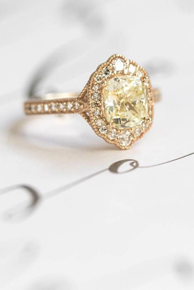 30 Outstanding Floral Engagement Rings | Page 2 of 6 | Wedding Forward