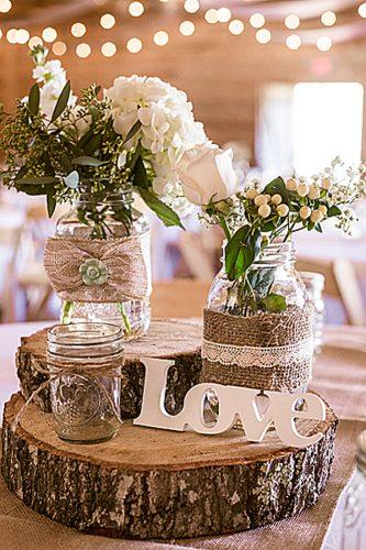 33 Gorgeous Mason Jars Wedding Centerpieces Wedding Forward