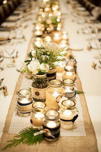 33 Gorgeous Mason Jars Wedding Centerpieces Wedding Forward
