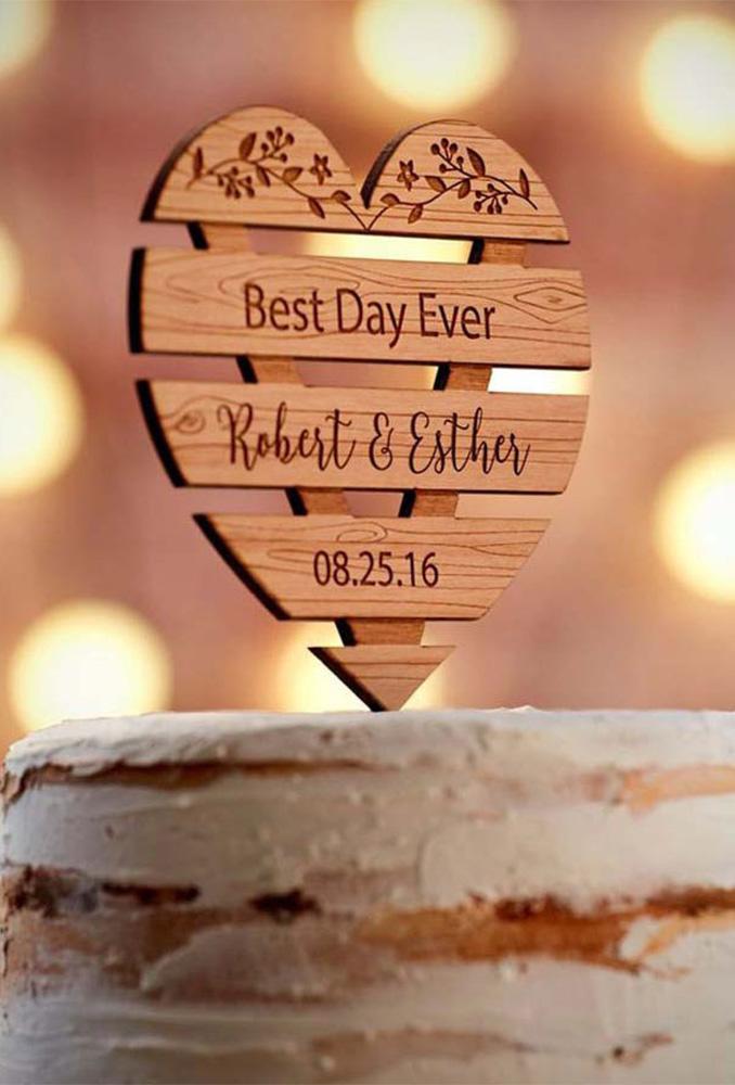30 Romantic Wedding Cake Toppers Wedding Forward