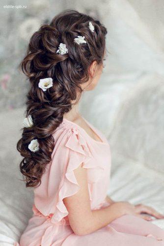 18 bride's favourite wedding hairstyles for long hair -_elstile_spb 7