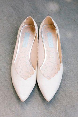 simple flat wedding shoes