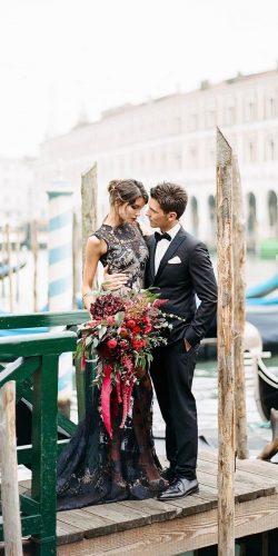 gothic lace sleeveless high neck wedding dresses