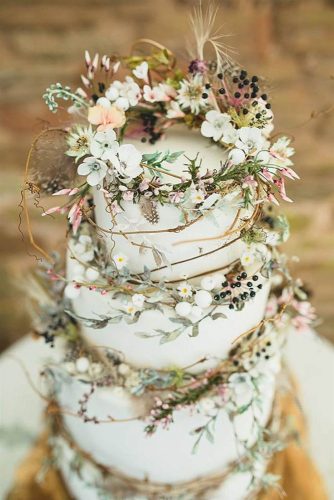 42 Must See Rustic Woodland Themed Wedding Cakes Wedding Forward