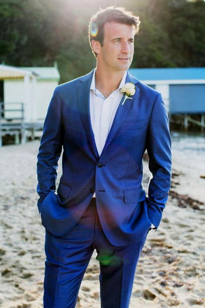 blue wedding theme blue wedding summer grooms suit