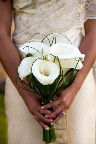 lily bridesmaid bouquet