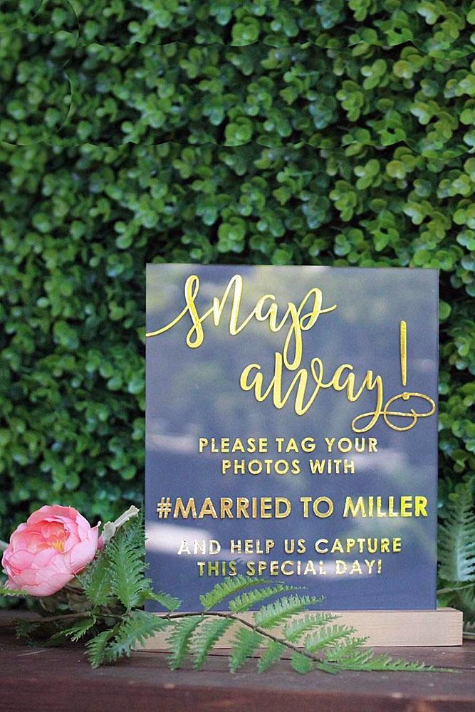 popular wedding signs on a transparent background in golden letters erin breean creative