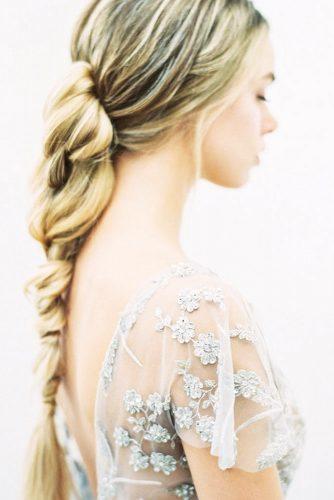 wedding hairdos blond tail chiali meng