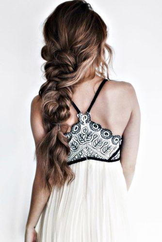 wedding hairdos dark hair braid lindseypengelly