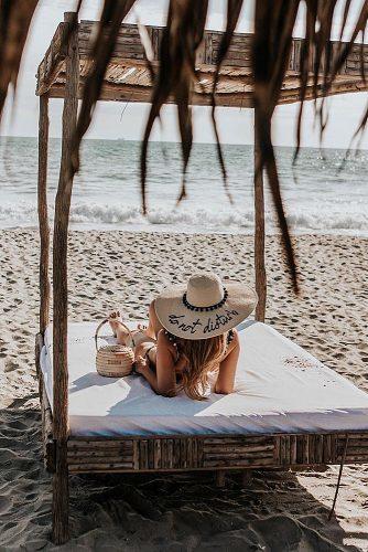 best honeymoon spots galapados islands ecuador girl relaxing at the beach