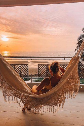 best honeymoon spots galapados islands ecuador girl relaxing in hammock