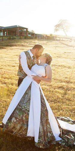 country camo wedding dresses with train camo formal