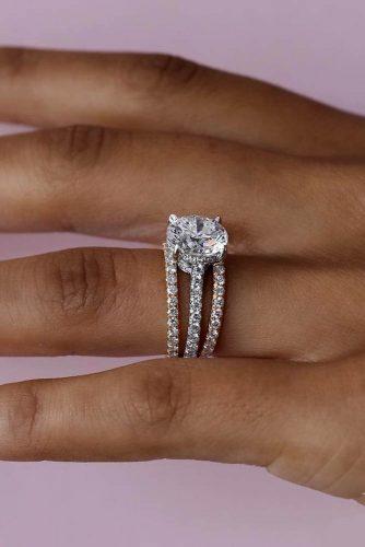 top engagement ring ideas unique diamond ring tree pave bands