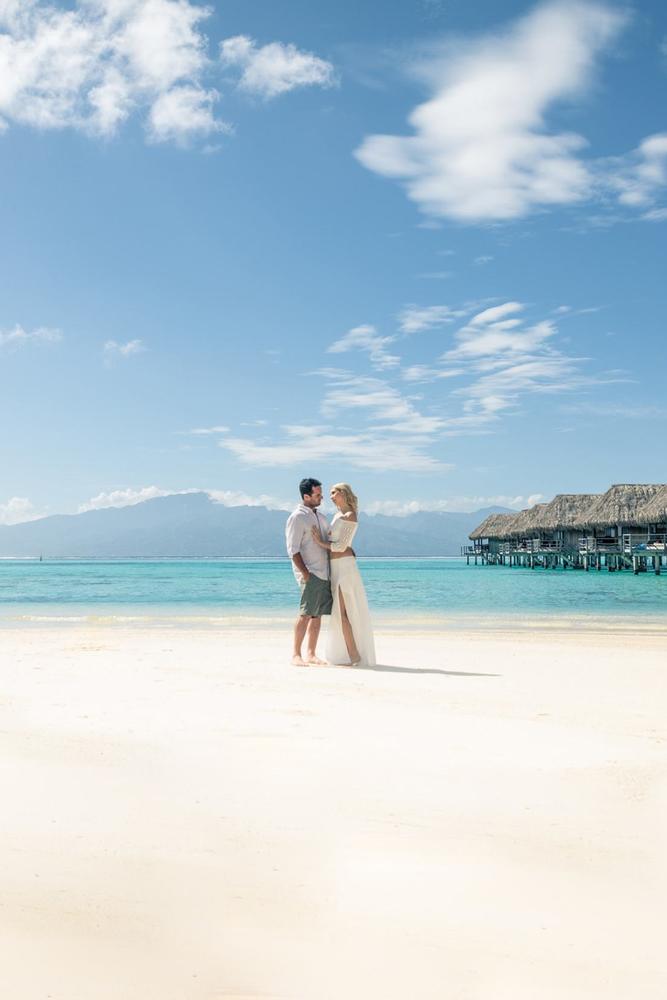 tropical honeymoon destinations bora bora beach and blue sea sv photograph