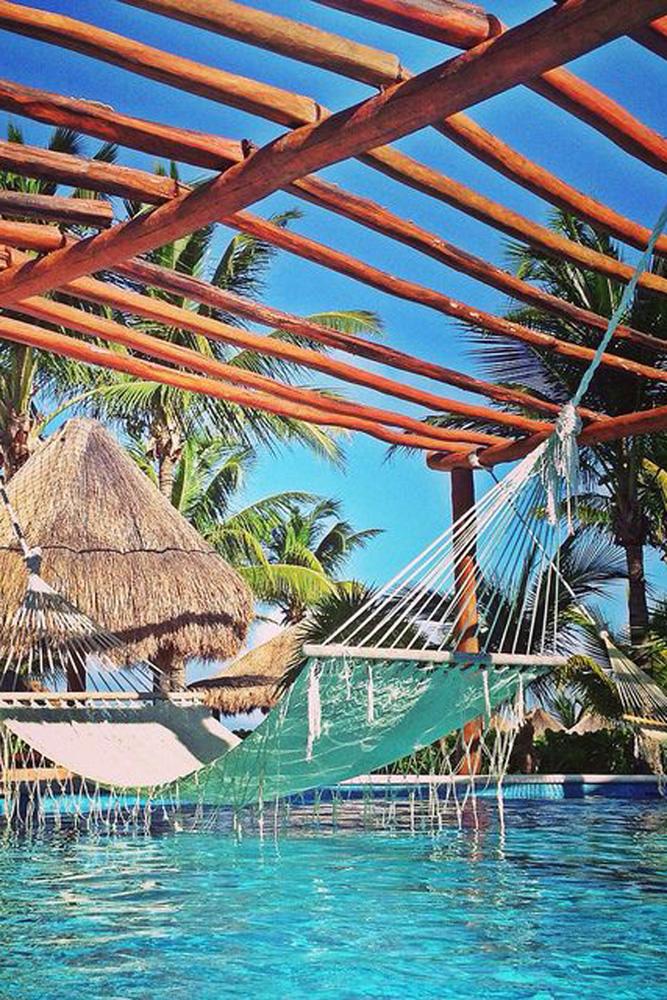 tropical honeymoon destinations mexico a hammock at the villa tracey wilhelmsen via instagram