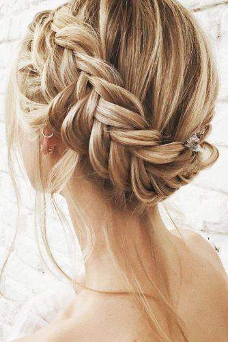 30 Ideas Of Wedding Updos For Medium Hair Length Wedding Forward
