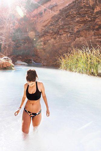 affordable honeymoon packages havasupai arizona falls girl in the lake