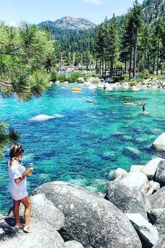 affordable honeymoon packages lake tahoe nevada woman at the nature