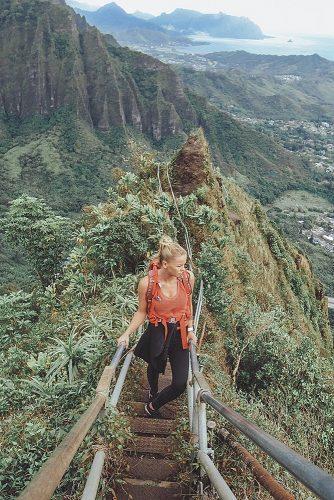affordable honeymoon packages oahu hawaii girl hiking mountains