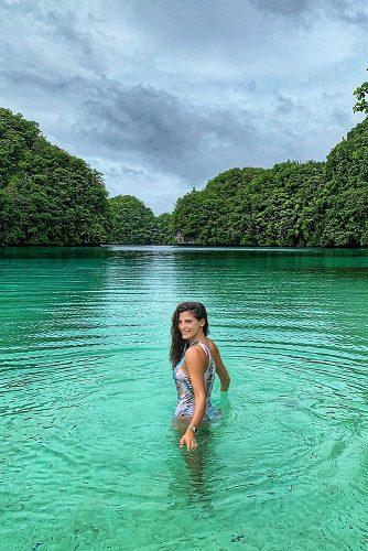 affordable honeymoon packages palau girl in the water