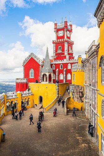 affordable honeymoon packages portugal amar lisboa beautiful colorful street