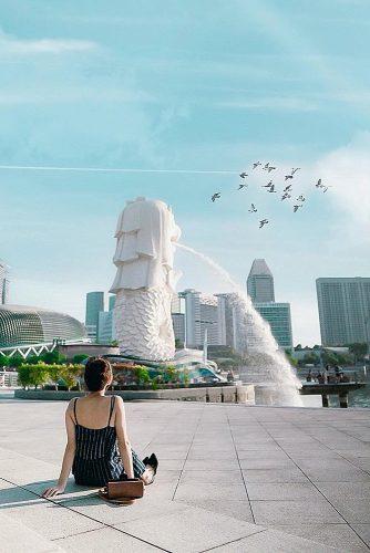 affordable honeymoon packages singapore city view girl