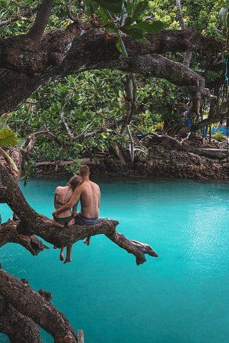 affordable honeymoon packages vanuatu couple hugging underwater