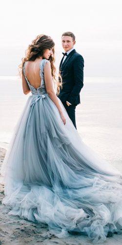 blue summer wedding dresses