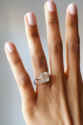rose gold wedding rings diamond princess cut josephschubachjewelers via instagram