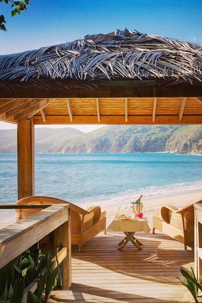 tropical honeymoon destinations british virgin islands at the beach peterislandresort via instagram