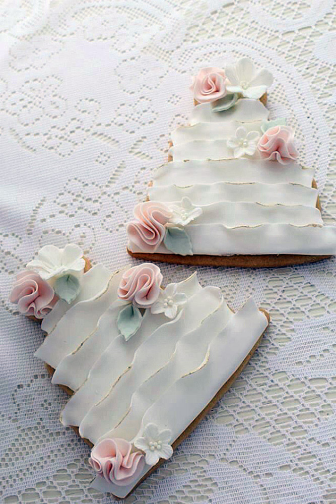 36 Wedding Cake Cookies Decor Ideas Page 6 of 13 Wedding Forward