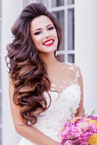 33 Wedding Hairstyles With Hair Down Wedding Forward