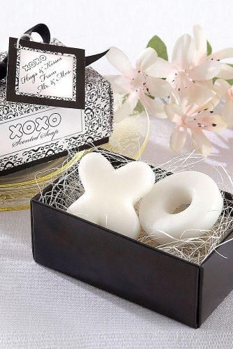bridal shower favors hugs and kisses soap