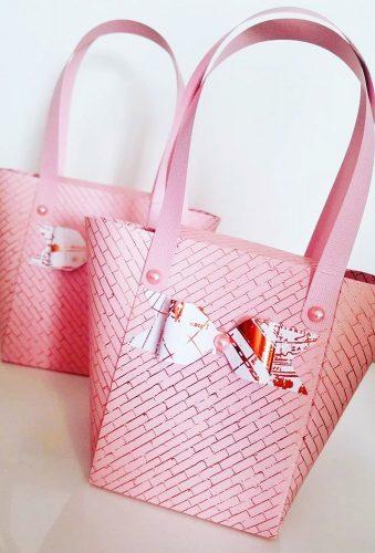 bridal shower favors pink bag cherishthamoment