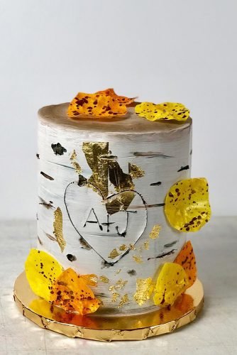 36 Fall Wedding Cakes That Wow Wedding Forward