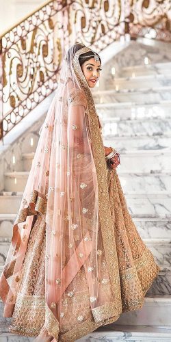 pink indian wedding dress